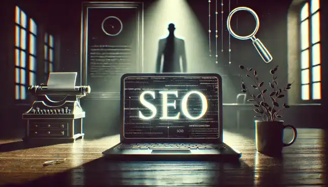 Image depicting SEO and search